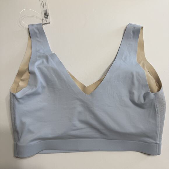 Soma ENBLISS Bralette L OCEAN AIR Soft Blue Seamless Removable Pads NEW With Tag - Picture 3 of 9